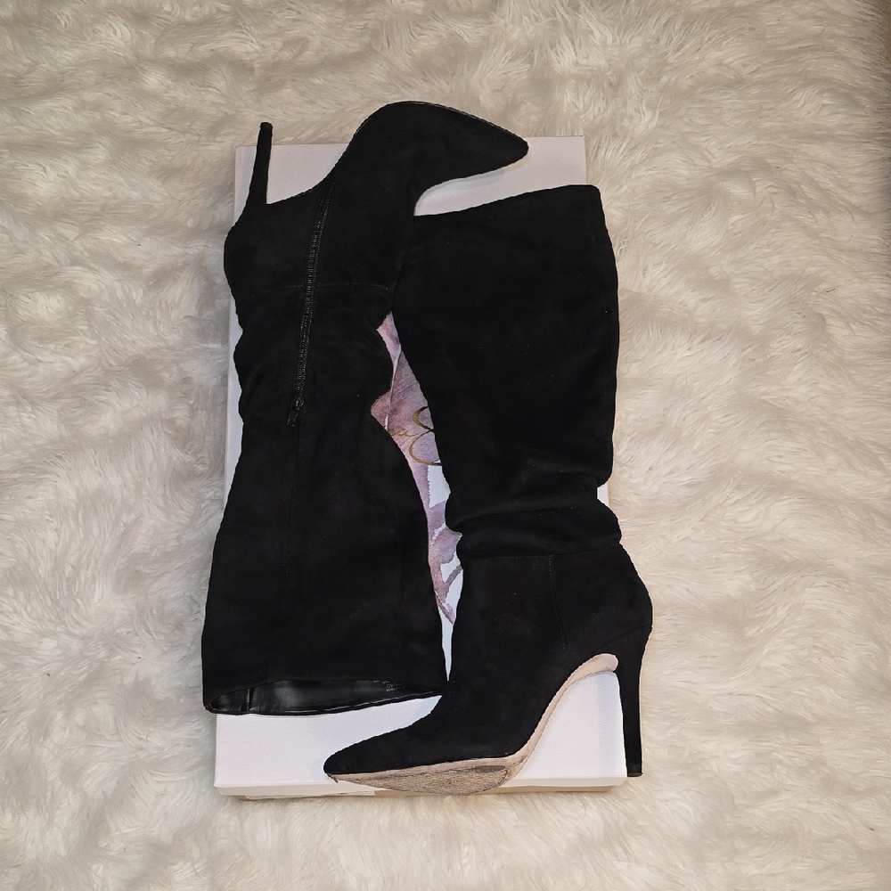 Jessica Simpson Black Over the Knee Boots